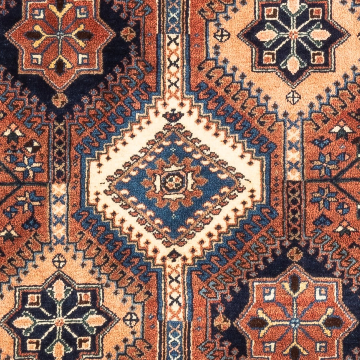 Perski dywan - Nomadyczny - 128 x 81 cm - czerwony