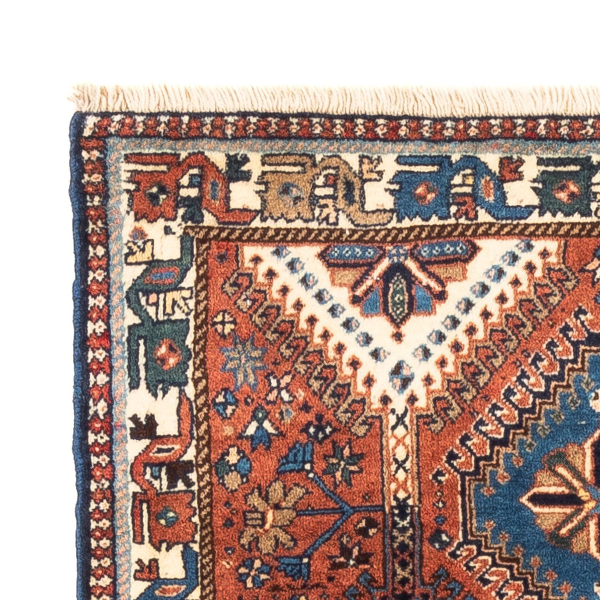 Perski dywan - Nomadyczny - 128 x 81 cm - czerwony