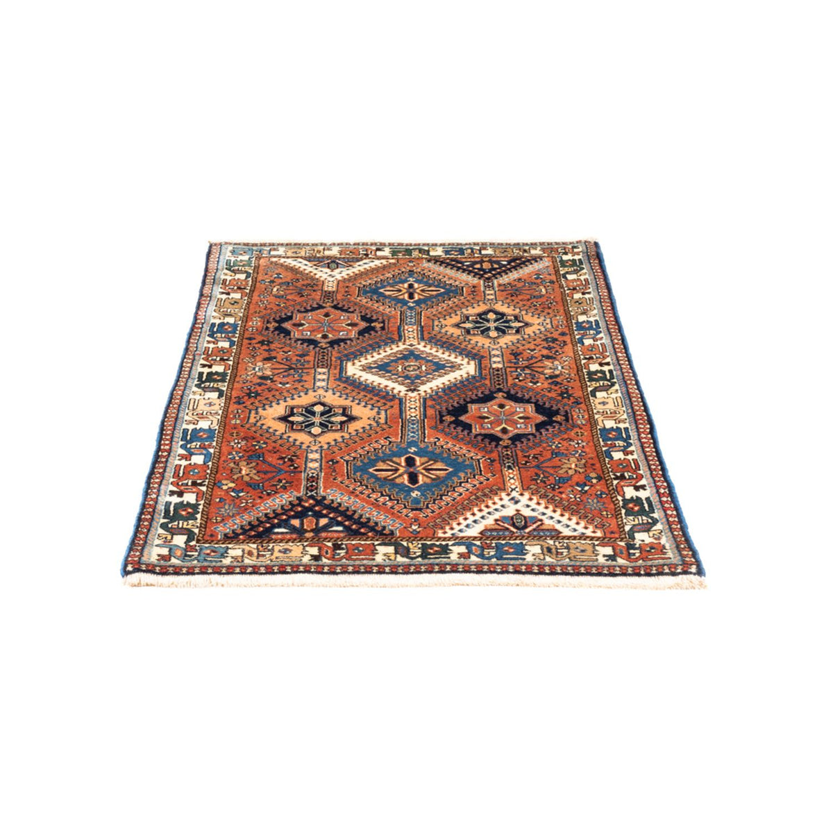 Perski dywan - Nomadyczny - 128 x 81 cm - czerwony