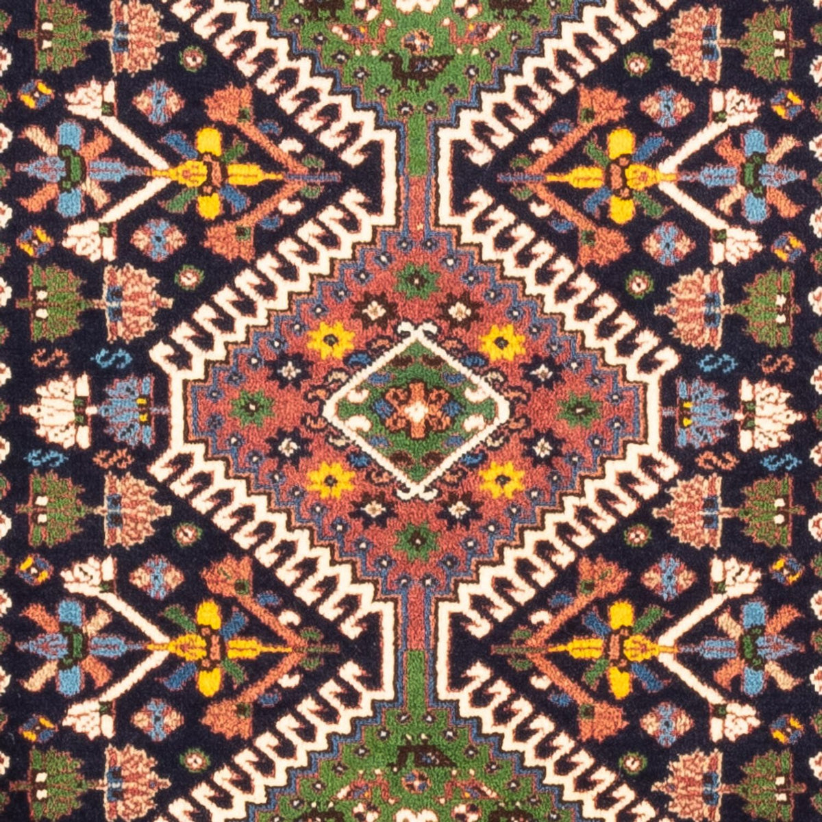 Perski dywan - Nomadyczny - 128 x 82 cm - zielona