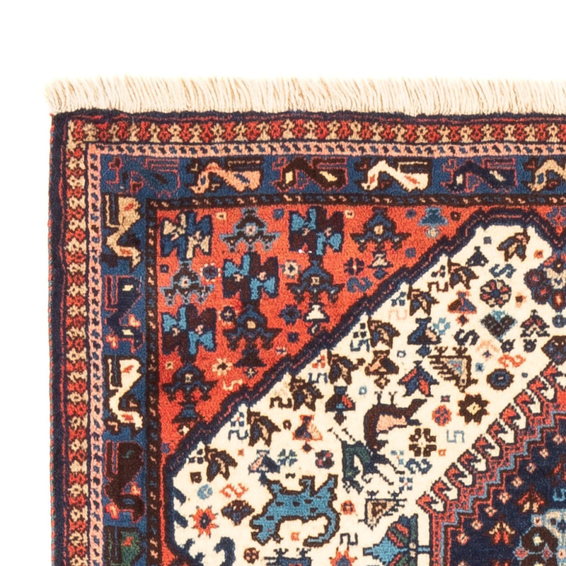 Perski dywan - Nomadyczny - 128 x 83 cm - kremowy