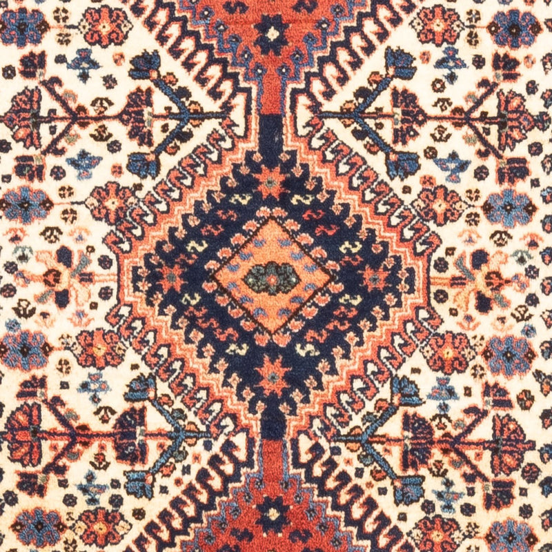 Perski dywan - Nomadyczny - 128 x 82 cm - kremowy