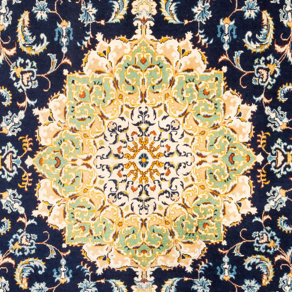 Perski dywan - Nomadyczny - 292 x 201 cm - ciemnoniebieski