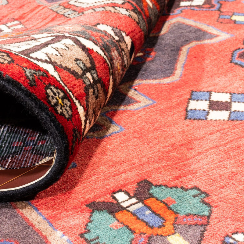 Perski dywan - Nomadyczny - 317 x 207 cm - czerwony