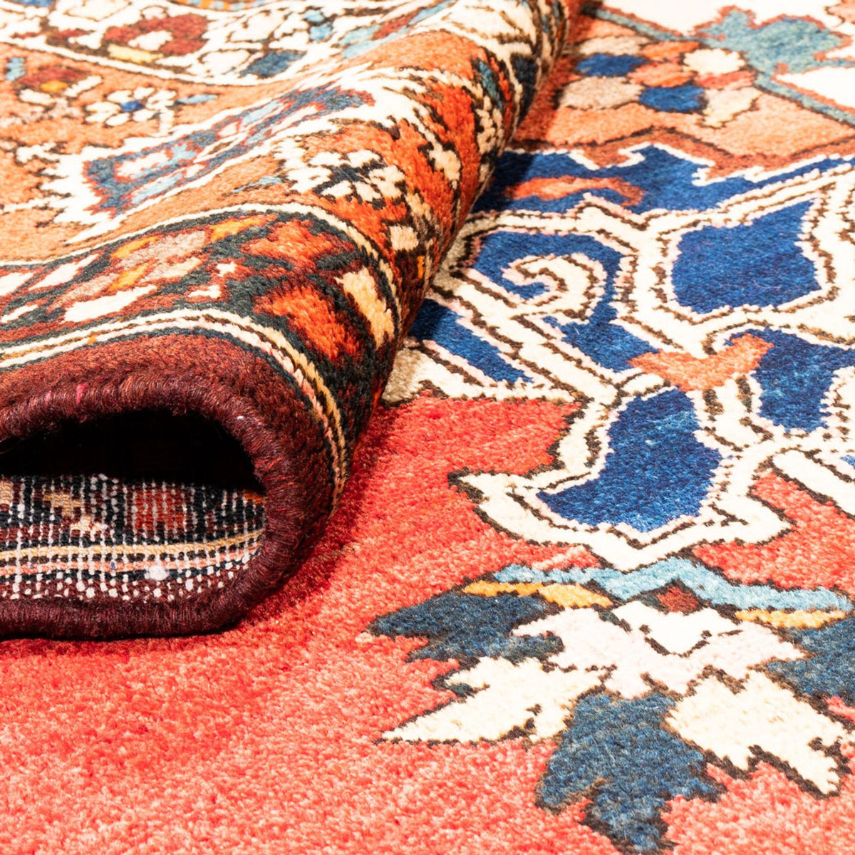 Perski dywan - Nomadyczny - 306 x 222 cm - czerwony