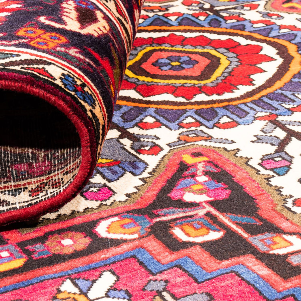 Perski dywan - Nomadyczny - 312 x 215 cm - czerwony