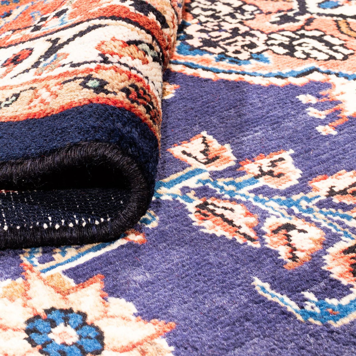 Perski dywan - Nomadyczny - 338 x 216 cm - ciemnoniebieski