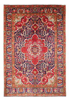 Dywan perski - Tabriz - 300 x 206 cm - ciemnoniebieski
