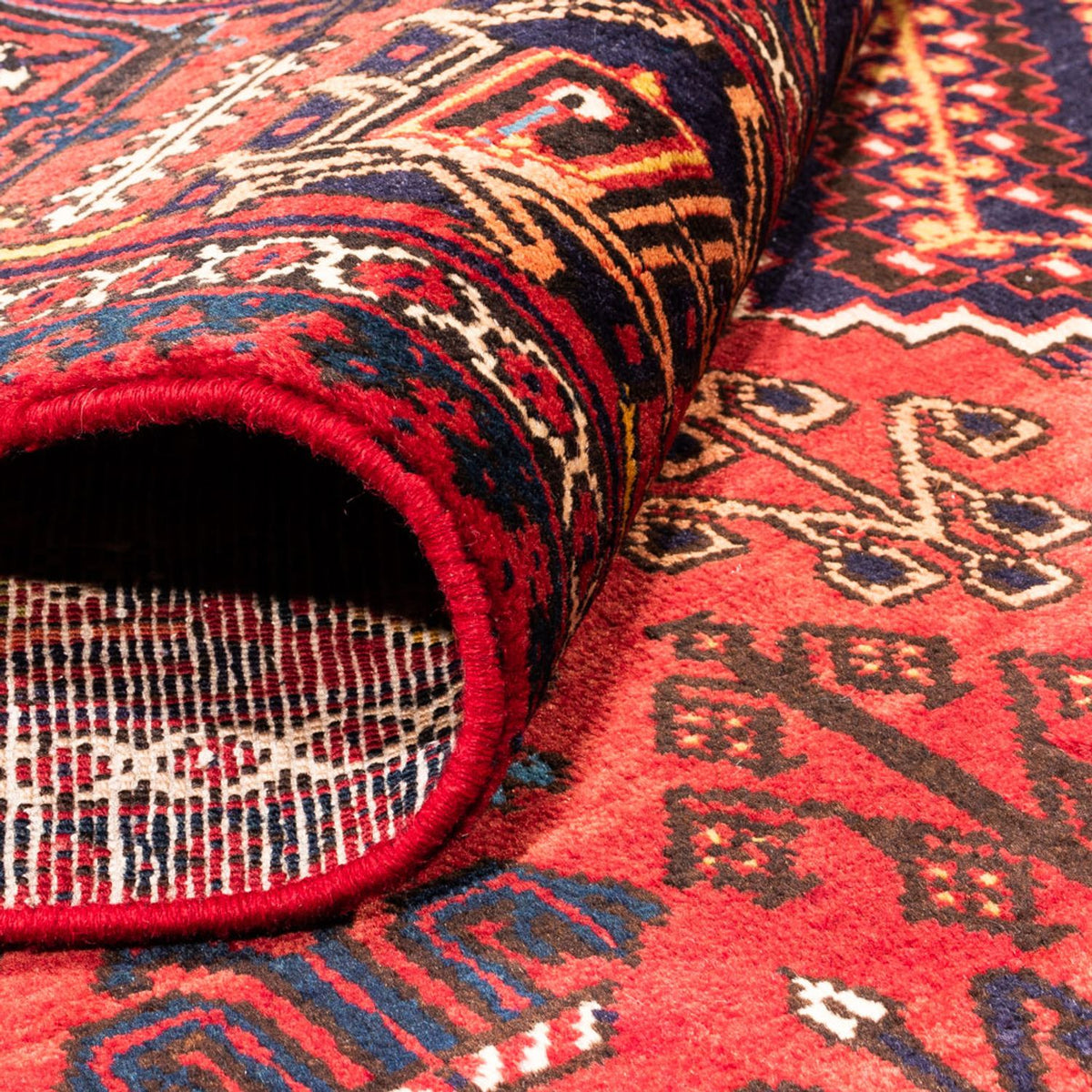 Perski dywan - Nomadyczny - 304 x 219 cm - czerwony