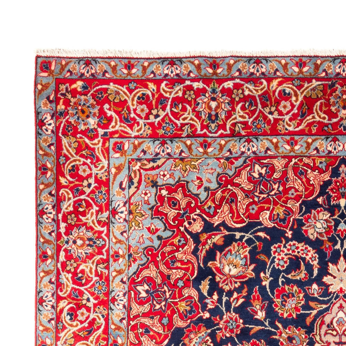 Dywan perski - Klasyczny - 321 x 207 cm - ciemnoniebieski