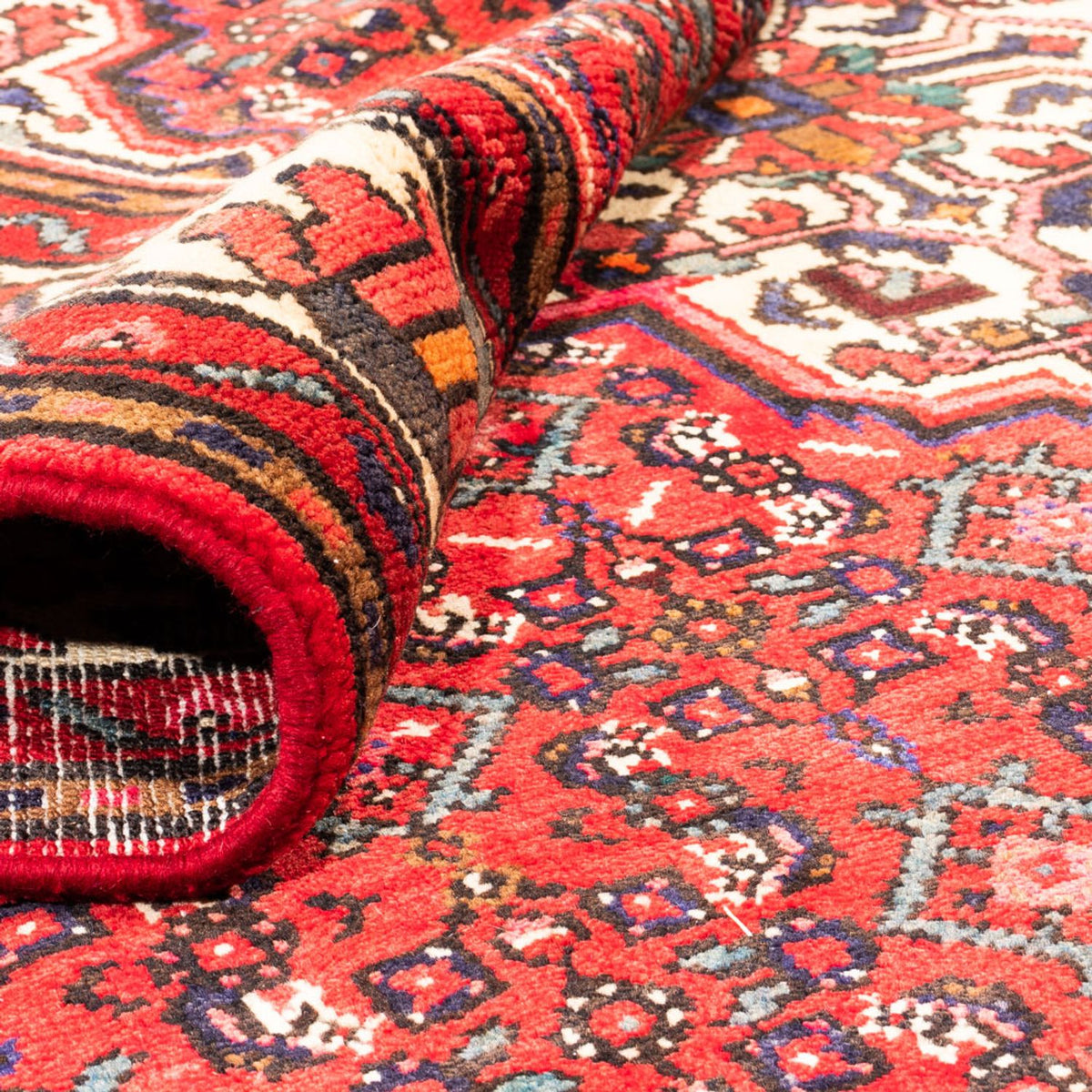 Perski dywan - Nomadyczny - 304 x 212 cm - czerwony