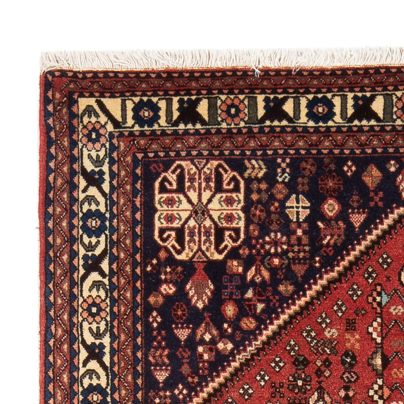 Perski dywan - Nomadyczny - 158 x 105 cm - czerwony