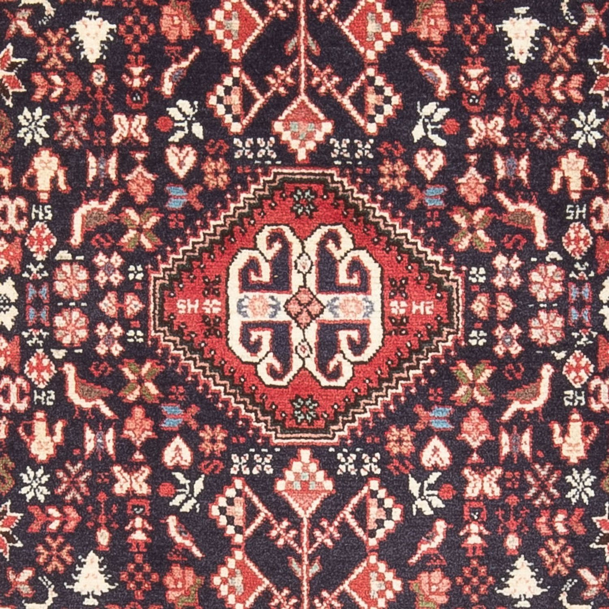 Perski dywan - Nomadyczny - 150 x 100 cm - niebieski