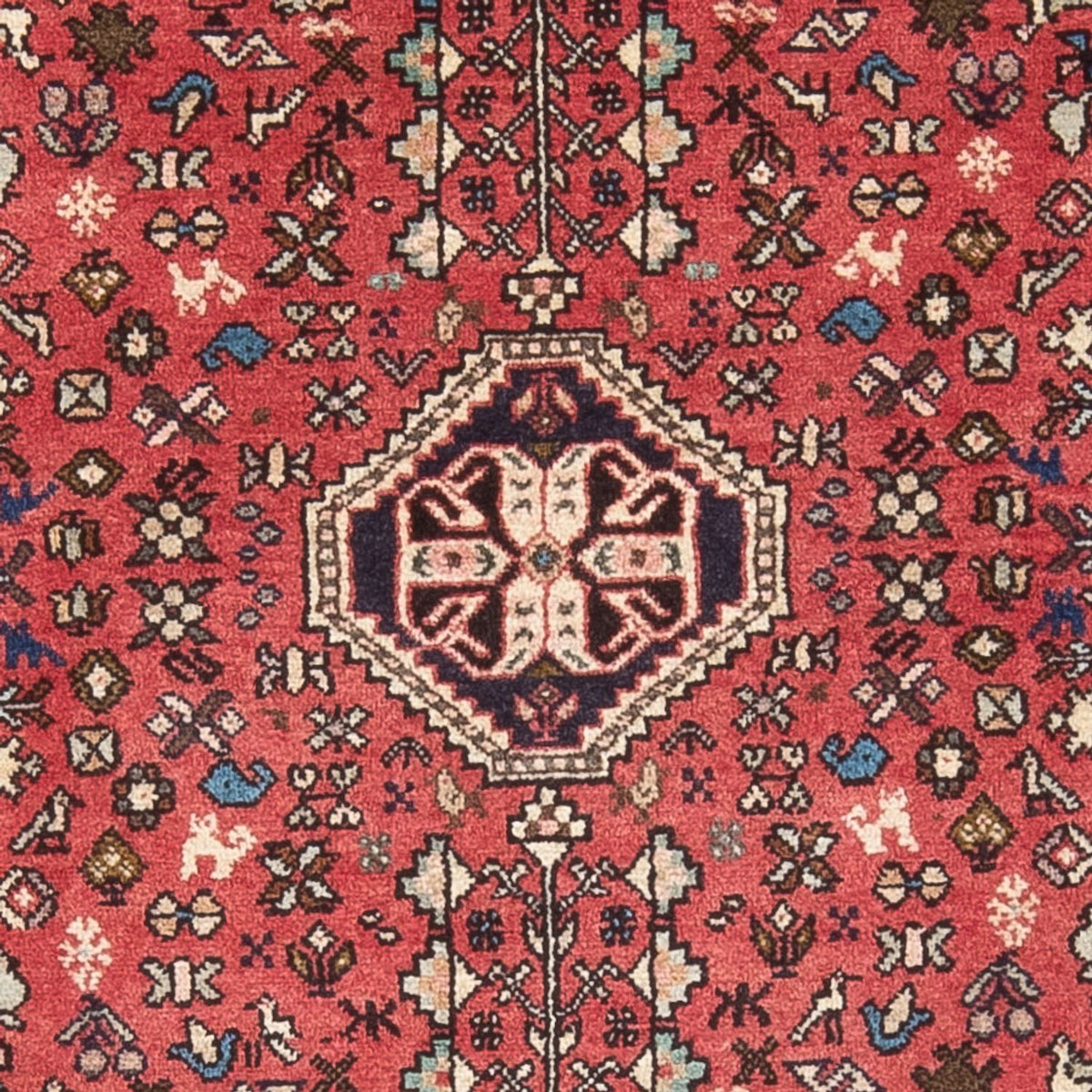 Perski dywan - Nomadyczny - 149 x 100 cm - czerwony