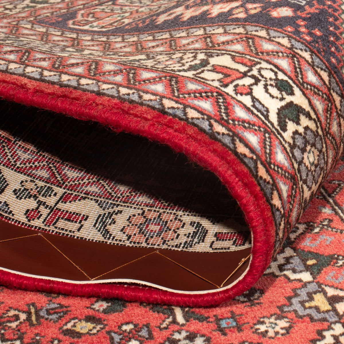 Perski dywan - Nomadyczny - 155 x 105 cm - czerwony