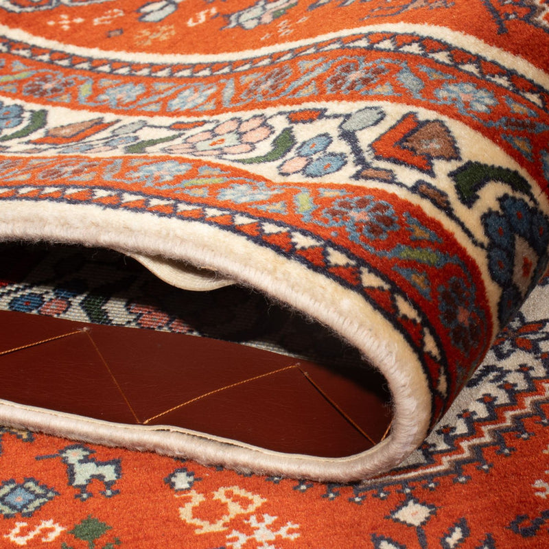 Perski dywan - Nomadyczny - 154 x 100 cm - kremowy