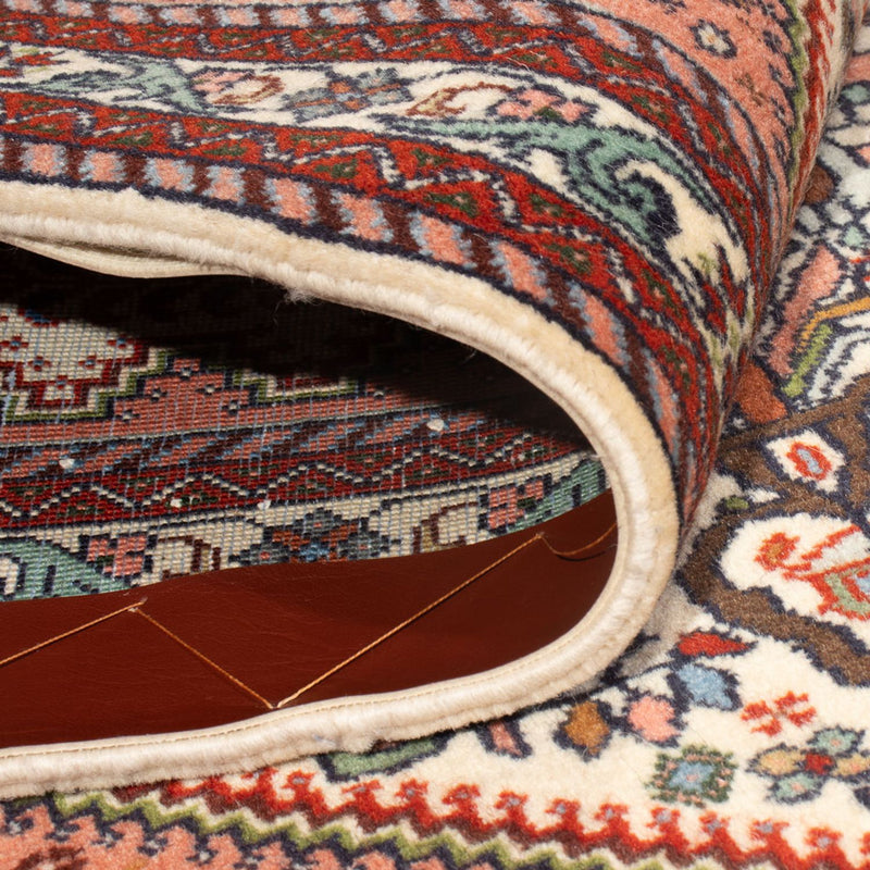 Perski dywan - Nomadyczny - 140 x 106 cm - kremowy