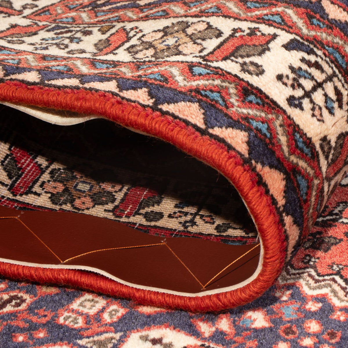 Perski dywan - Nomadyczny - 140 x 103 cm - czerwony