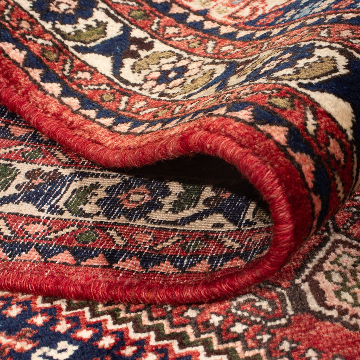 Perski dywan - Nomadyczny - 156 x 104 cm - czerwony