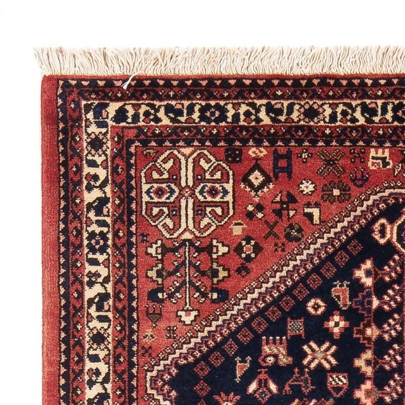 Perski dywan - Nomadyczny - 152 x 104 cm - ciemnoniebieski