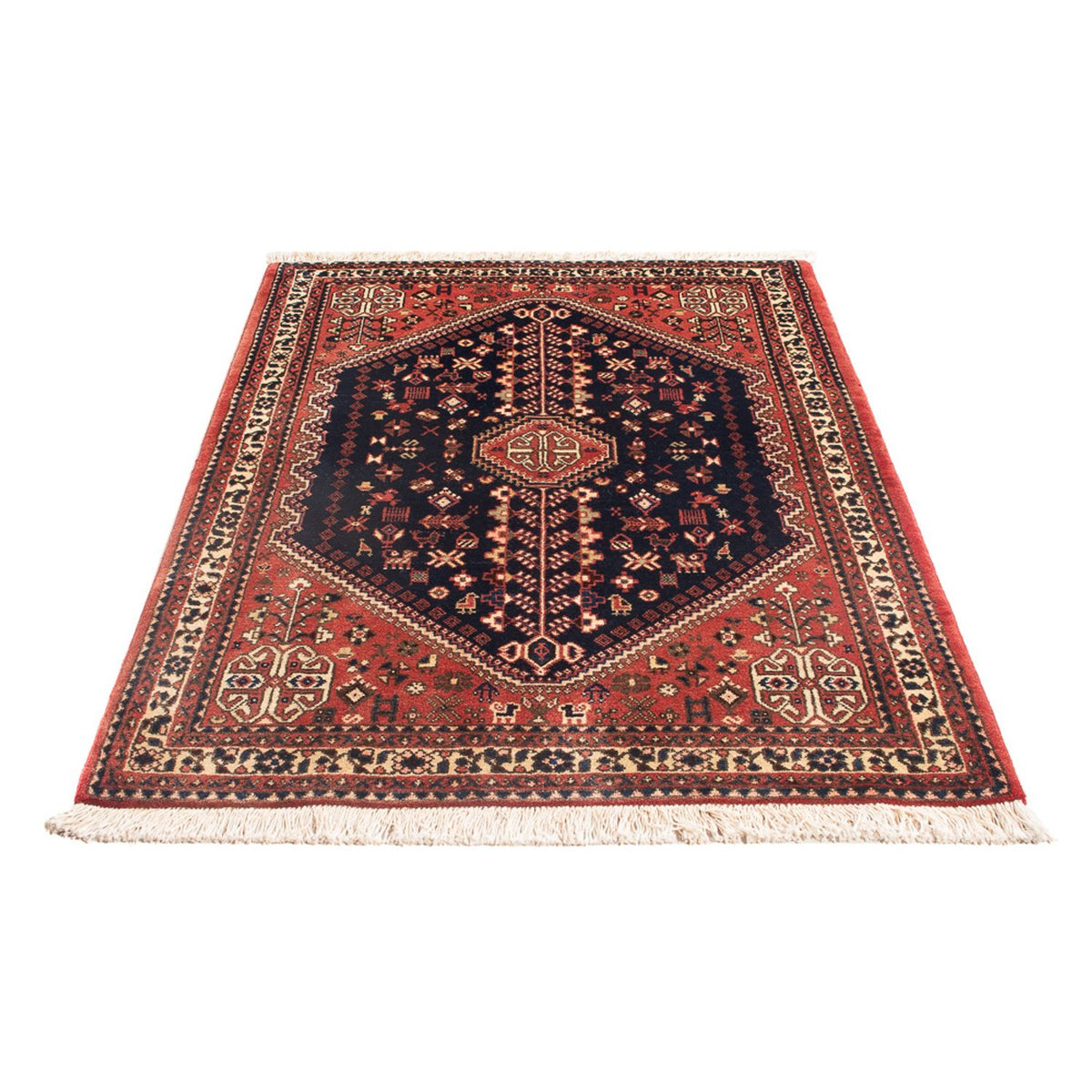 Perski dywan - Nomadyczny - 152 x 104 cm - ciemnoniebieski