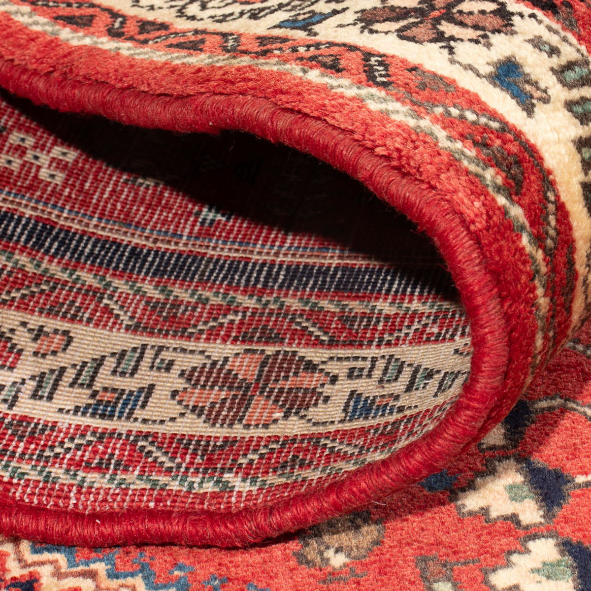 Perski dywan - Nomadyczny - 147 x 100 cm - czerwony