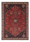 Abadeh Dywan 103x154cm - Dywan perski - Prostokątny / Czerwony / 103 x 154 cm Prostokątny