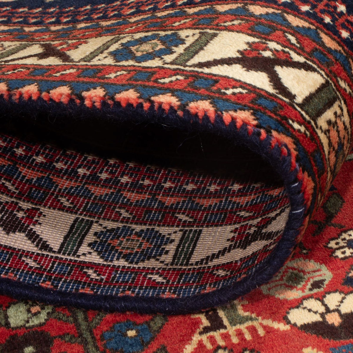 Perski dywan - Nomadyczny - 154 x 103 cm - czerwony