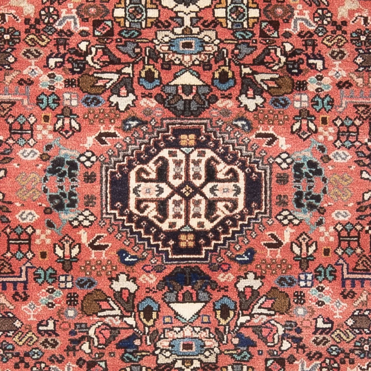 Perski dywan - Nomadyczny - 150 x 103 cm - czerwony