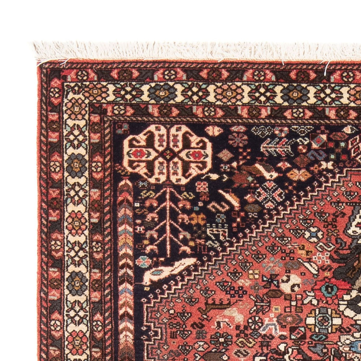 Perski dywan - Nomadyczny - 150 x 103 cm - czerwony