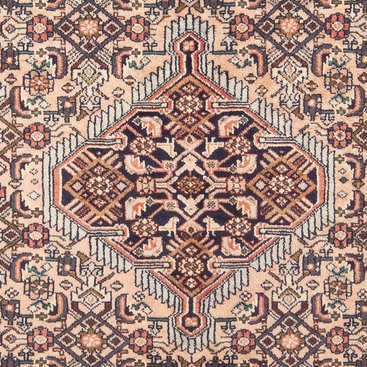 Perski dywan - Nomadyczny - 190 x 122 cm - łososiowy