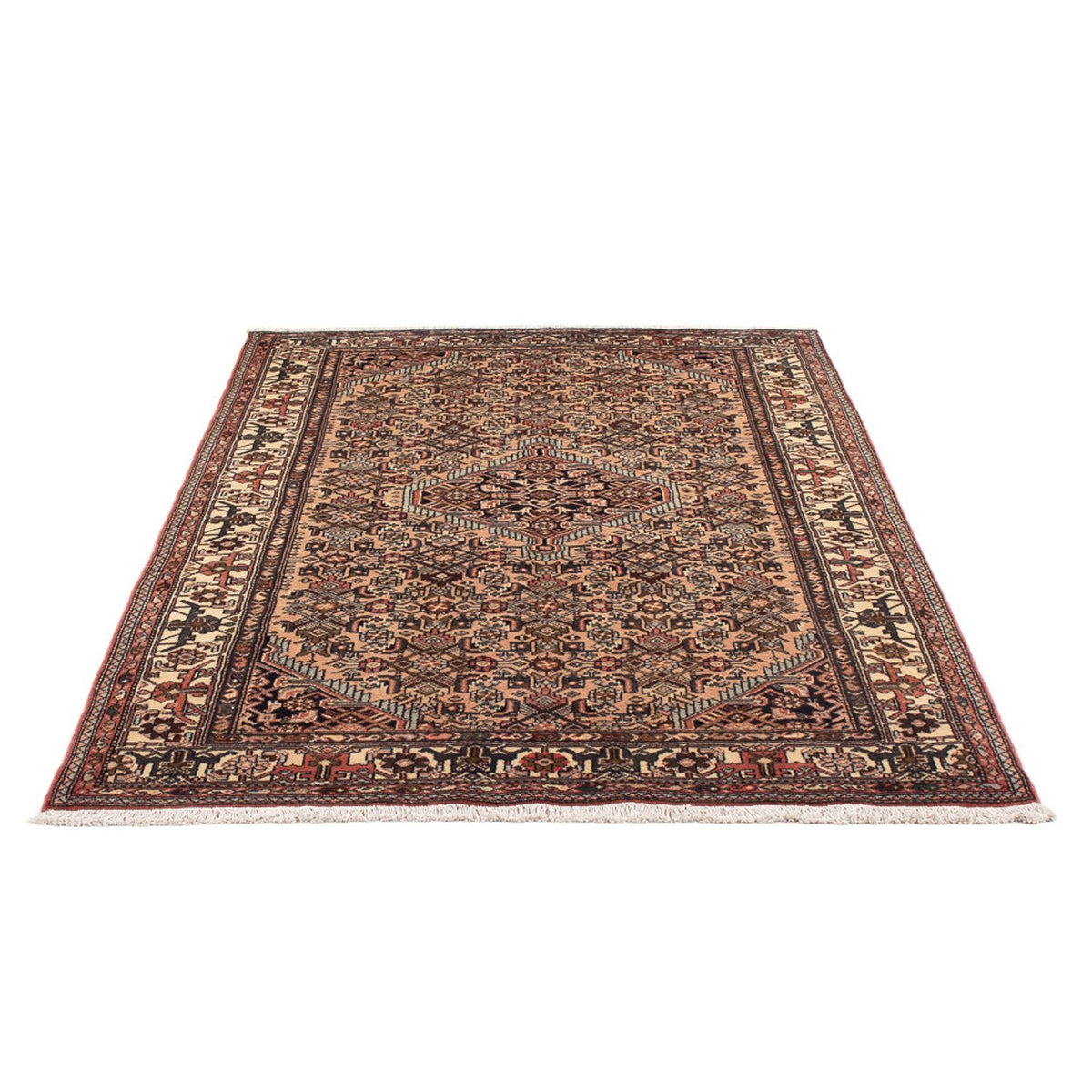 Perski dywan - Nomadyczny - 190 x 122 cm - łososiowy