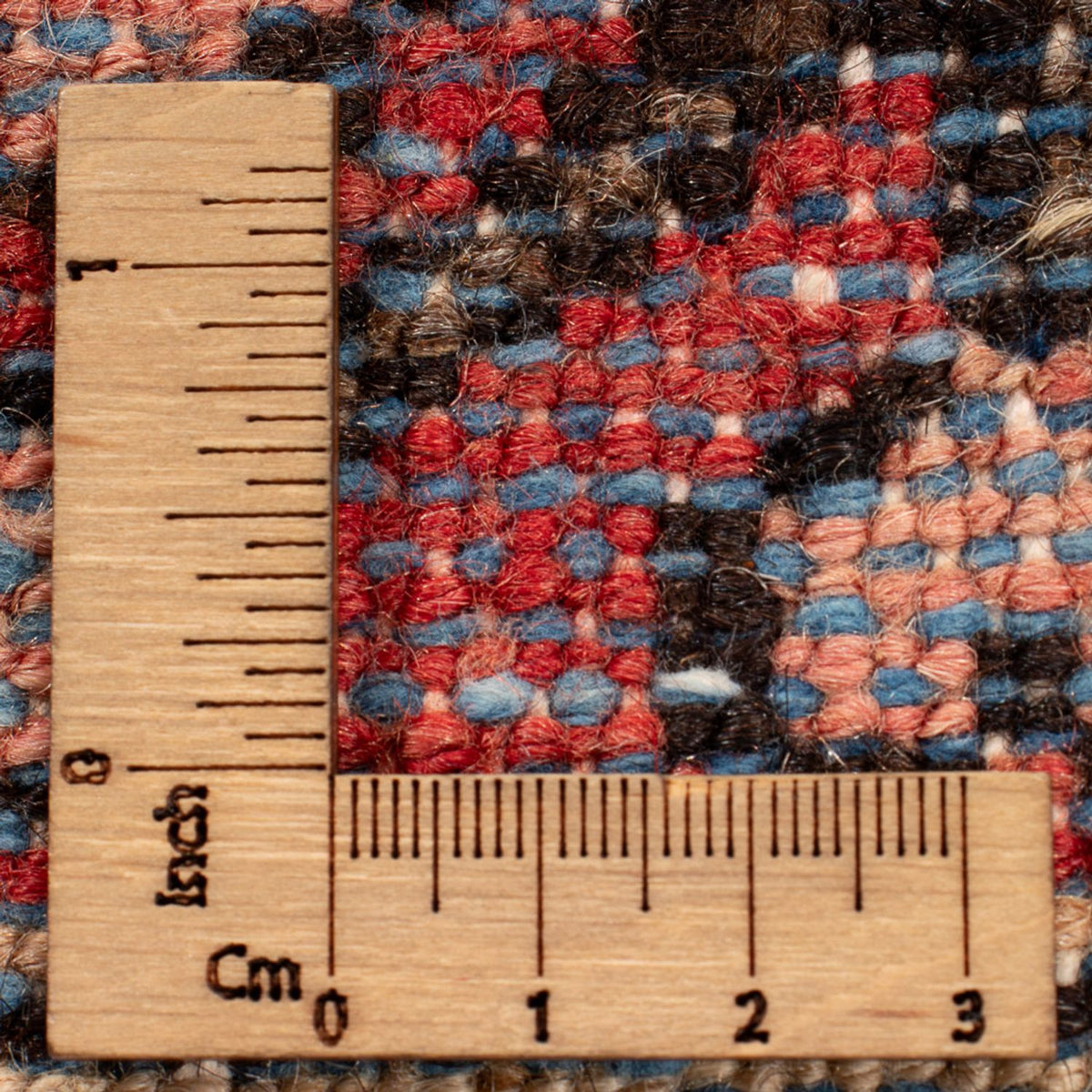 Perski dywan - Nomadyczny - 202 x 141 cm - czerwony