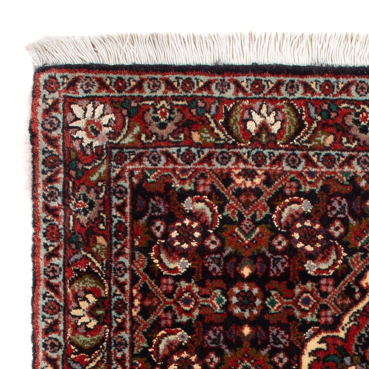 Perski dywan - Bijar - Royal - 71 x 46 cm - ciemnoniebieski