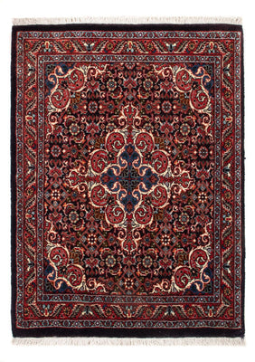 Perski dywan - Bijar - Royal - 73 x 53 cm - ciemnoniebieski