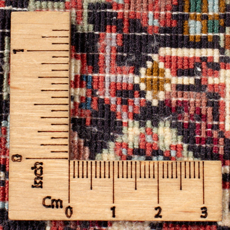 Perski dywan - Bijar - Royal - 73 x 53 cm - ciemnoniebieski