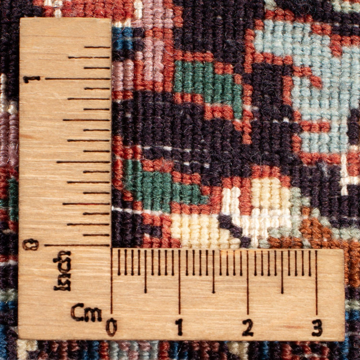 Perski dywan - Bijar - Royal - 117 x 60 cm - ciemnoniebieski