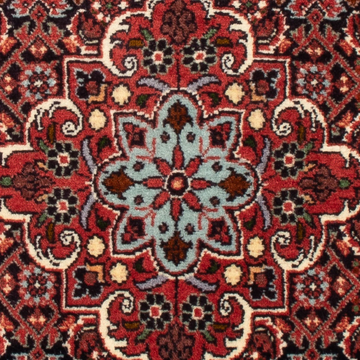 Perski dywan - Bijar - Royal - 72 x 52 cm - ciemnoniebieski