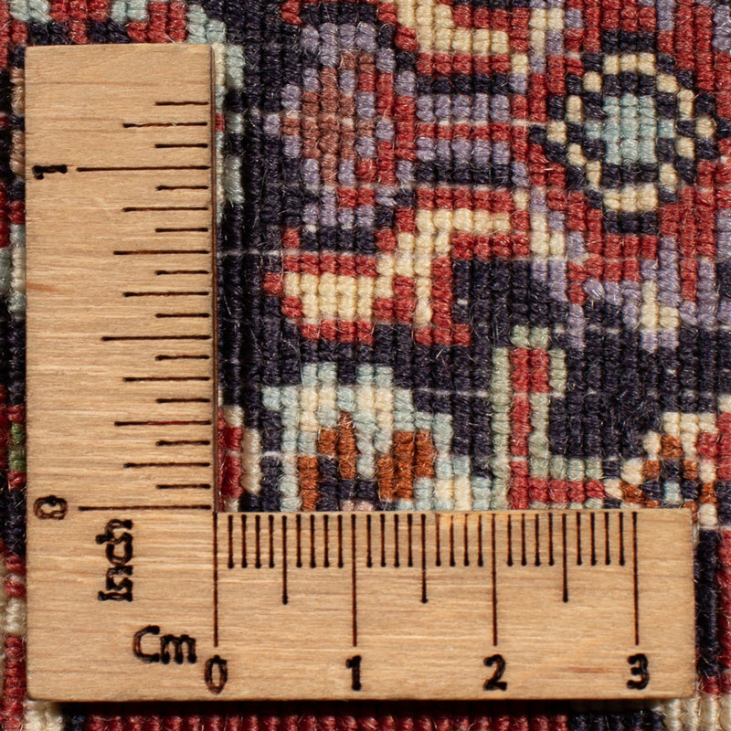 Perski dywan - Bijar - Royal - 68 x 52 cm - ciemnoniebieski