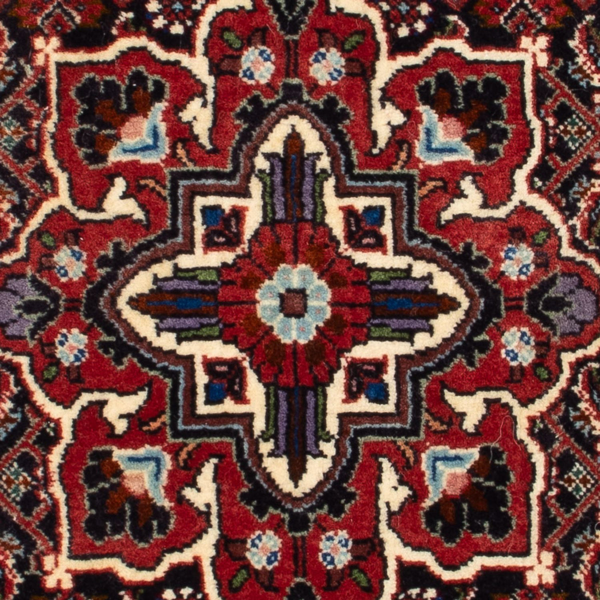 Perski dywan - Bijar - Royal - 70 x 50 cm - ciemnoniebieski