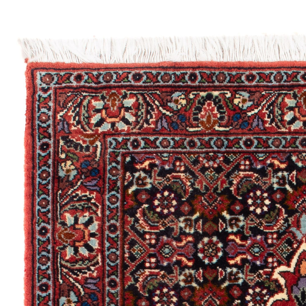 Perski dywan - Bijar - Royal - 70 x 50 cm - ciemnoniebieski