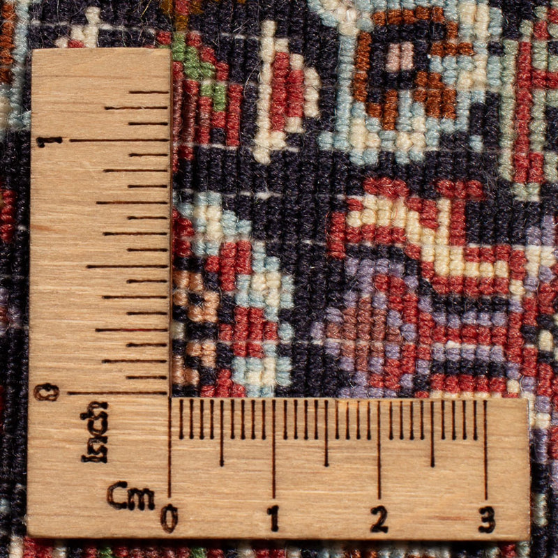 Perski dywan - Bijar - Royal - 70 x 50 cm - ciemnoniebieski