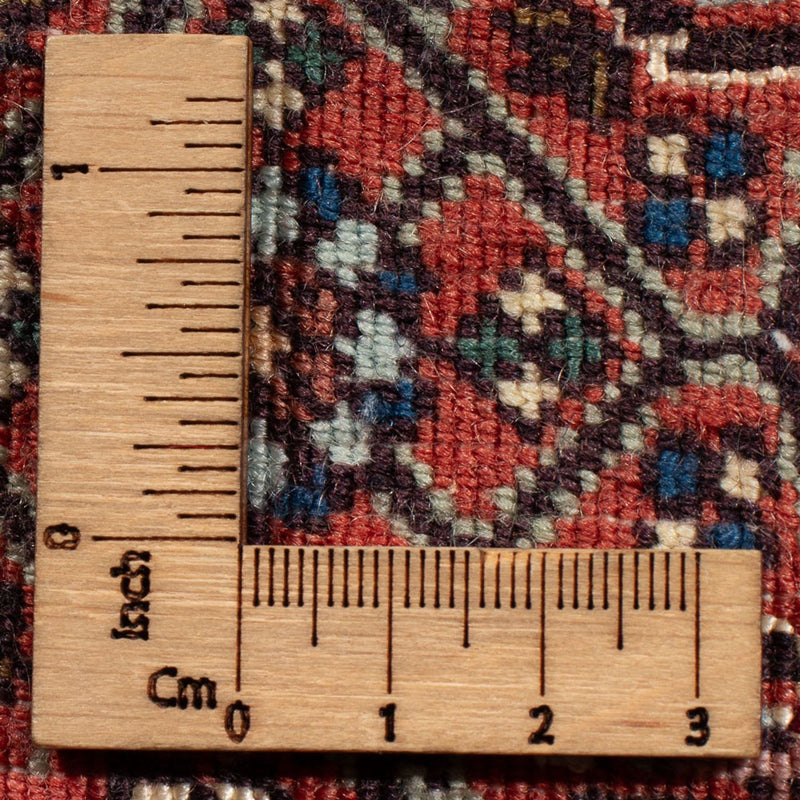 Perski dywan - Bijar - Royal - 60 x 50 cm - czerwony