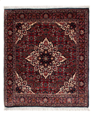 Perski dywan - Bijar - Royal - 65 x 52 cm - czerwony