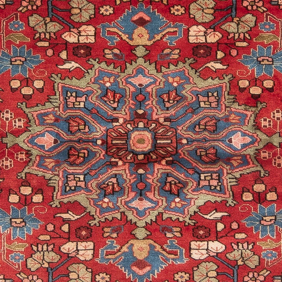 Dywan perski - Klasyczny - 242 x 158 cm - bordowa czerwień