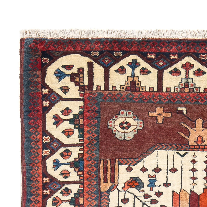 Perski dywan - Nomadyczny - 206 x 124 cm - kremowy