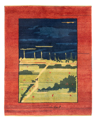 Dywan Gabbeh - perski - 180 x 140 cm - wielokolorowy