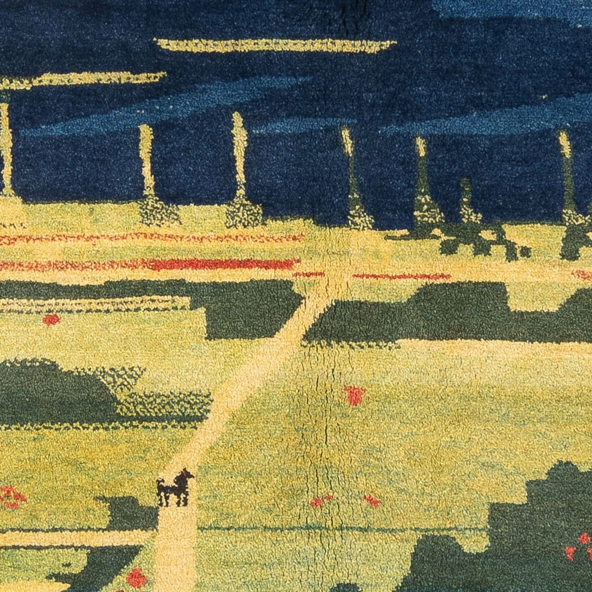 Dywan Gabbeh - perski - 180 x 140 cm - wielokolorowy