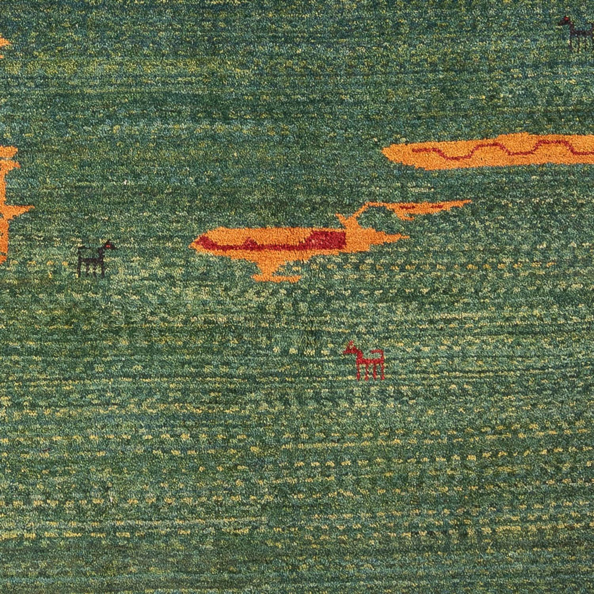 Dywan Gabbeh - perski - 226 x 170 cm - wielokolorowy