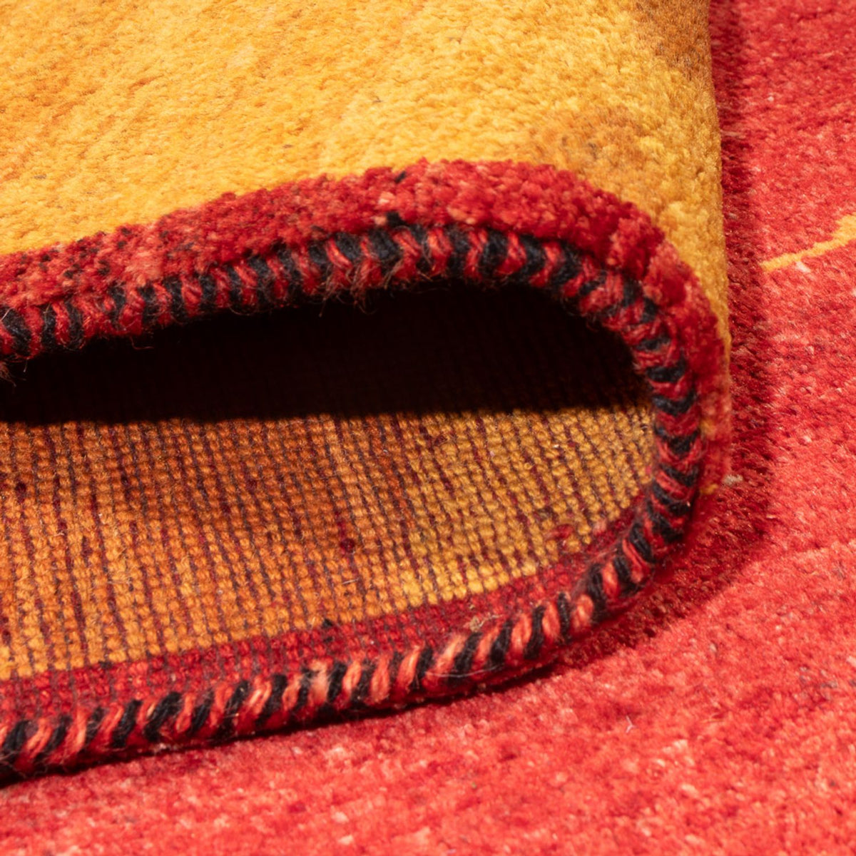 Dywan Gabbeh - perski - 240 x 198 cm - wielokolorowy